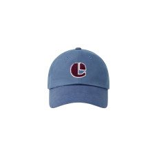 BOUCLE VINTAGE LOGO BALL CAP-BLUE