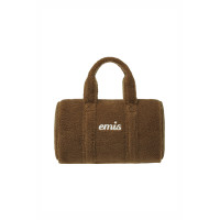 SHEARLING DUFFLE BAG-BROWN
