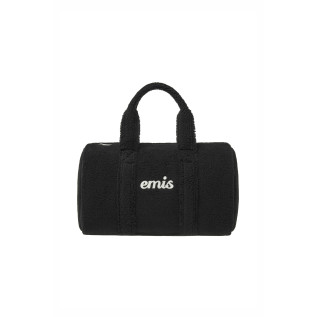 SHEARLING DUFFLE BAG-BLACK