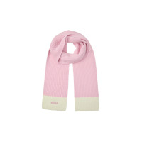 WOOL KNIT MUFFLER-PINK
