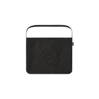 ROSE STITCH ECO BAG-BLACK