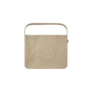 ROSE STITCH ECO BAG-BEIGE