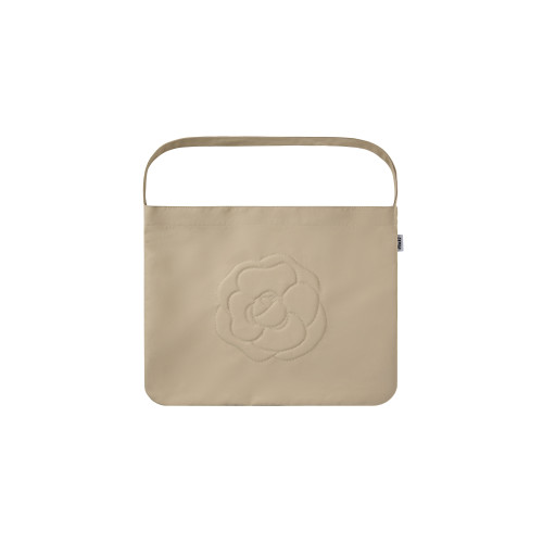 ROSE STITCH ECO BAG-BEIGE