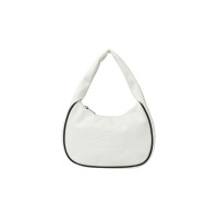 EMBOSSED LOGO HOBO BAG-WHITE