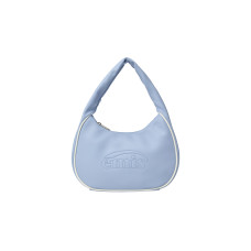 EMBOSSED LOGO HOBO BAG-SKY BLUE