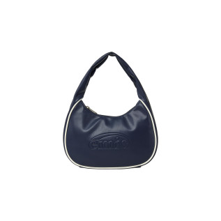 EMBOSSED LOGO HOBO BAG-NAVY