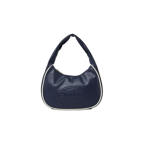 EMBOSSED LOGO HOBO BAG-NAVY