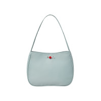 MINI CORSAGE APPLIQUE SHOULDER BAG-SKY BLUE