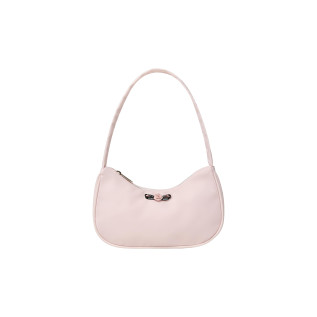 MINI CORSAGE APPLIQUE HOBO BAG-PINK