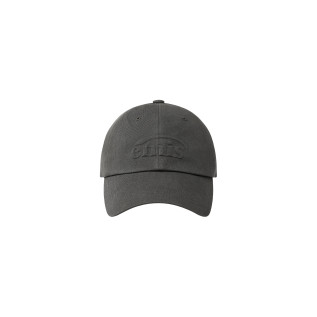 EMBOSSING LOGO BALL CAP-CHARCOAL