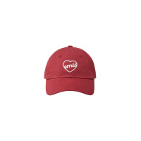 HEART BALL CAP-RED
