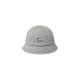 JERSEY BUCKET HAT-MELANGE GRAY