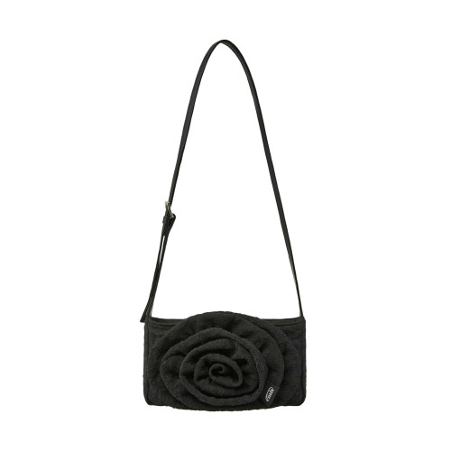 CORSAGE FLAT BAG-BLACK