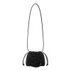 CORSAGE STRING MINI BAG-BLACK
