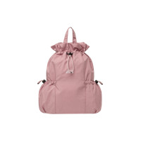 STRING ONE-SHOULDER BACKPACK-PINK