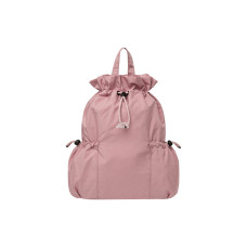 STRING ONE-SHOULDER BACKPACK-PINK